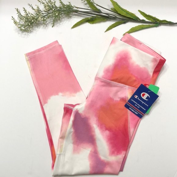 Champion Pants - Champion High Rise Tie Dye Jogger Cropped Tights